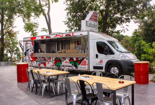 Lebanese Kababji food truck serving clients in Washington DC