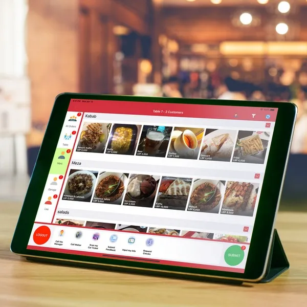 a software for online orders at restaurants