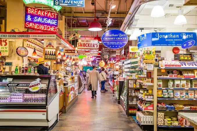 Retail store aisles