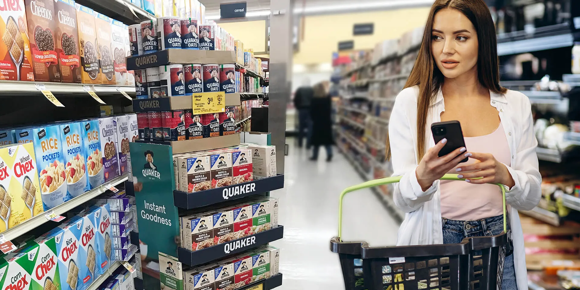 woman shopping at a retail store