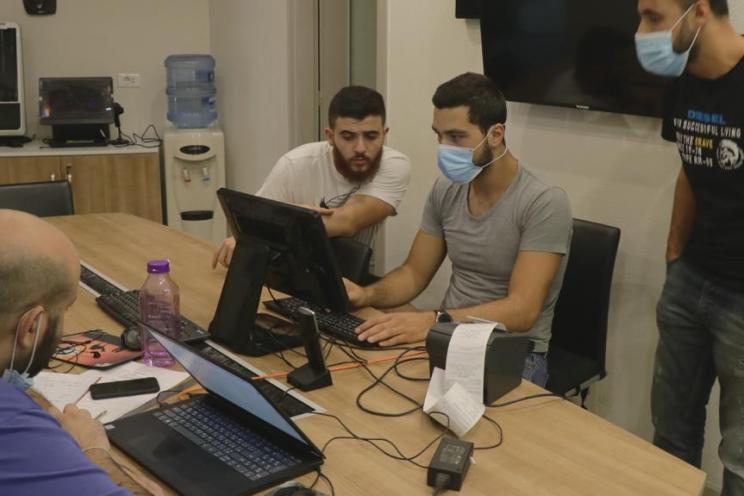 Employees during onboarding sessions 