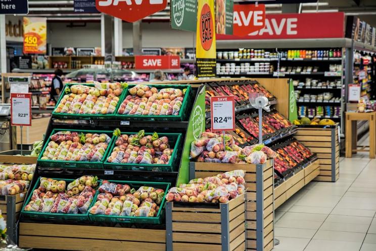 A supermarket full of stock