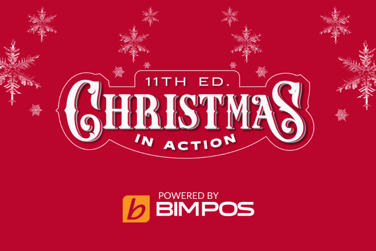 Christmas event sponsored by BIM POS