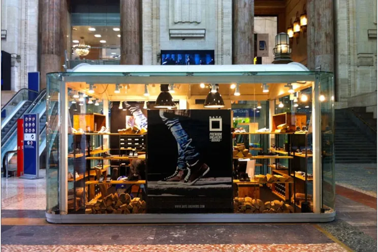 pop-up shops