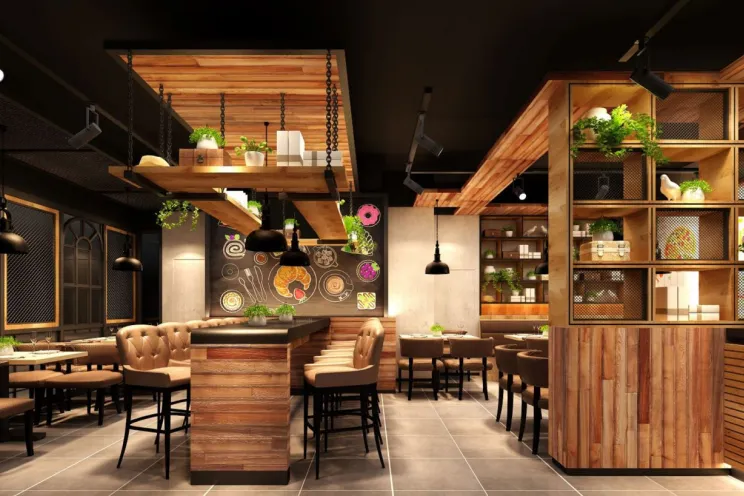 a restaurant