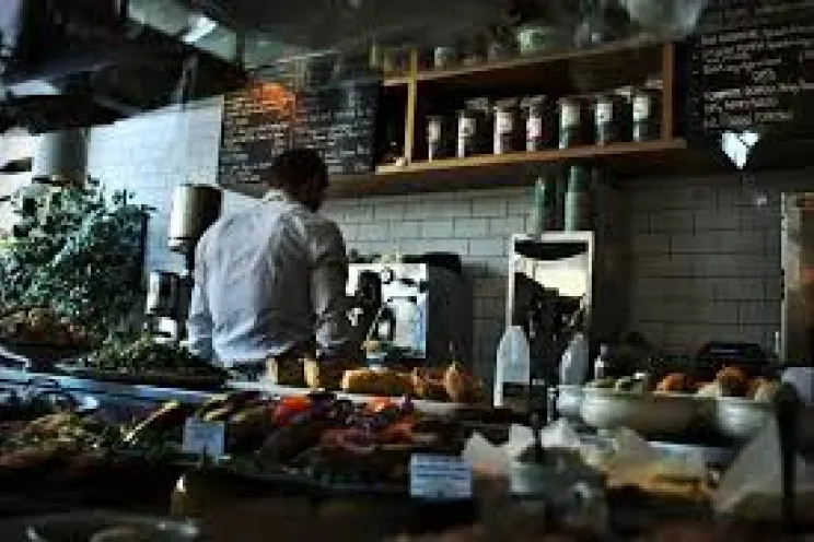 employees working at a restaurant