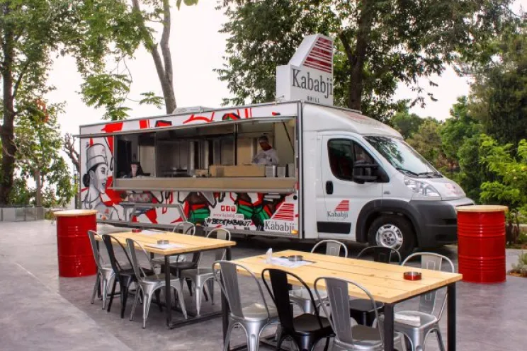 Lebanese Kababji food truck serving clients in Washington DC