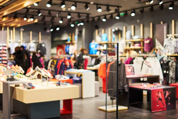 a clothing retail shop