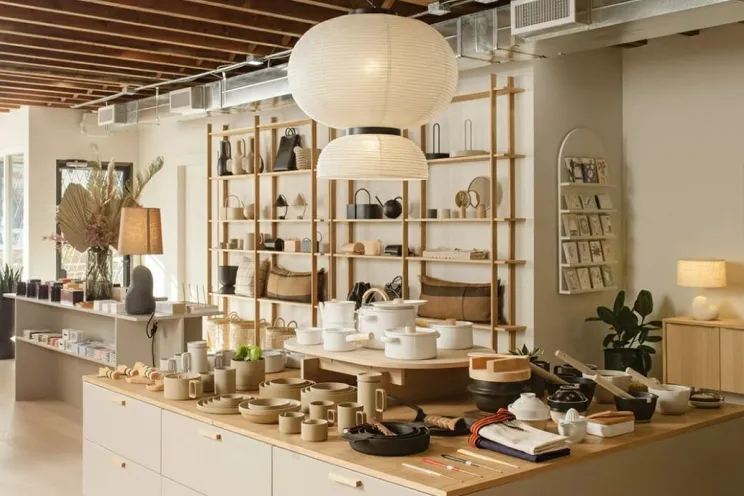 a clothing shop space